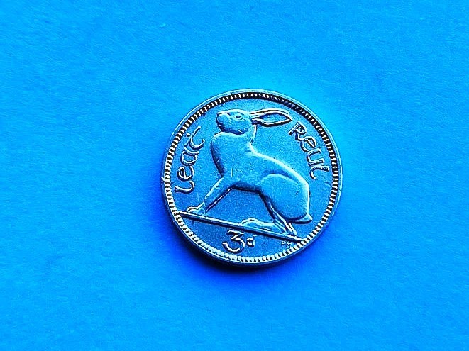 3 Pence 1934 Irlanda-Calitate!-Rar