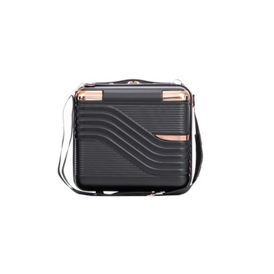 Valiză mică de m&amp;acirc;nă TravelLux Urban cu acoperiș rigid 30x16x24 cm neagră foto