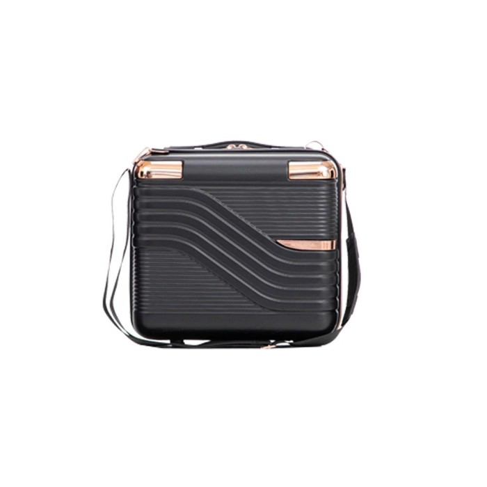 Valiză mică de m&acirc;nă TravelLux Urban cu acoperiș rigid 30x16x24 cm neagră