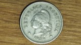 Argentina - moneda de colectie raruta - 10 centavos 1939 Liberdad - f frumoasa !, America Centrala si de Sud