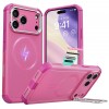 Husa MagSafe pentru Apple iPhone 17 Pro Max, ESR, Cyber Armor Kickstand, Roz