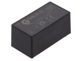 Convertor AC/DC 20W, 15V DC, eficiență 87%, montare THT - PDM-20-15