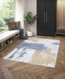 Cumpara ieftin Covor Model Lyon P0465-786, Marime 120 x 170 cm, Gri, Maro, Inaltime Fir 7 mm, Antialergic, Polipropilena, Living, Dormitor, Sufragerie, Birou