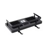 Raft pentru sina de dus, 26.8 x 11.5 cm, plastic, negru
