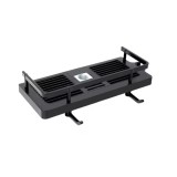 Cumpara ieftin Raft pentru sina de dus, 26.8 x 11.5 cm, plastic, negru
