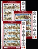 Isle of Man 1992 - Regimentul de parasutisti, armata, serie minicoli neuzate