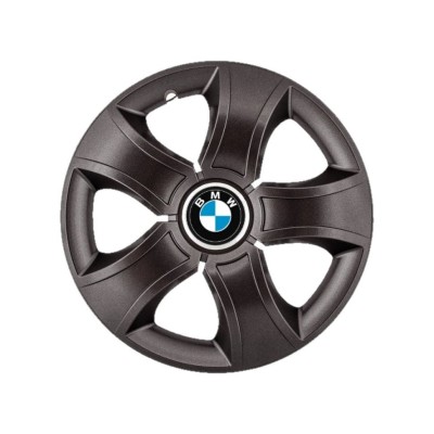 Set 4 Capace Roti 15 inchi (R15) Bis Negru, Compatibile Cu BMW foto