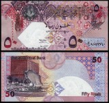 QATAR █ bancnota █ 50 Riyals █ 2003 █ P-23 █ UNC █ necirculata