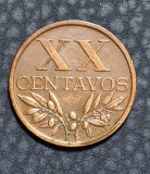 Portugalia XX centavos 1964