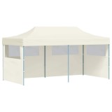 Cumpara ieftin Cort de petrecere pliabil pop-up, crem, 3 x 6 m