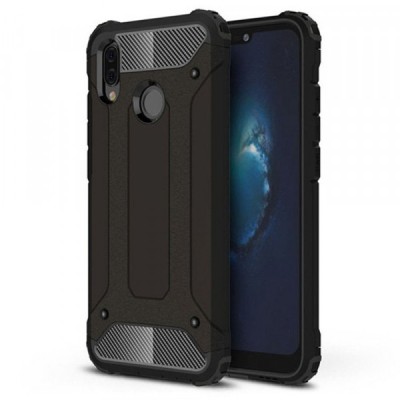 Husa pentru Huawei P20 Lite, Techsuit, Hybrid Armor, Neagra foto