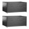 vidaXL Huse mobilă grădină, 2 buc, 8 ocheți, 180x135x80cm, rectangular 3155348