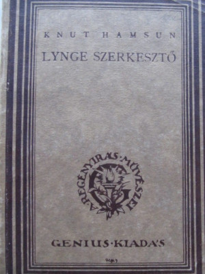 Lynge szerkeszto - Knut Hamsun foto