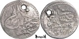 1755 (1168AH) #2, AR Para - Osman al III-lea - Constantinopol - Imperiul Otoman, Asia