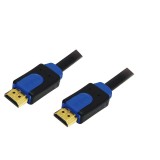 CABLU video LOGILINK, HDMI (T) la HDMI (T), 3m, premium, conectori auriti, rezolutie maxima 4K (3840 x 2160) la 60 Hz, negru, &quot;CHB1103&quot; (timbru verde