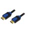 CABLU video LOGILINK, HDMI (T) la HDMI (T), 15m, premium, conectori auriti, rezolutie maxima 4K (3840 x 2160) la 60 Hz, negru, &quot;CHB1115&quot; (timbru verde
