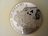 SV * Malawi 10 KWACHA 2004 * ARGINTATA * FAUNA * ZEBRA AUNC+, Africa, Nichel