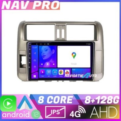 Navigatie Toyota Prado 2010 2013 KIT 347 EDOTEC-LITE Android Ecran 720P Octa Core 8 128 Carplay CarStore Technology foto