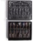 Set de lingurite cu cristale brute - bronz