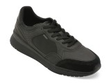 Pantofi sport GEOX negri, U65LCB, din piele ecologica