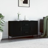 vidaXL Servantă, negru, 100x36x60 cm, lemn compozit
