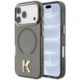 Husa MagSafe pentru Apple iPhone 18 Pro / 17 Pro, Karl Lagerfeld, IML Karl Head Logo, Neagra