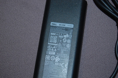 INCARCARCATOR LAPTOP DELL USB-C 20V 3.25A 65W model HA65NM190 cu mufa USB C foto