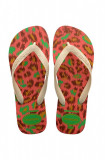 Cumpara ieftin Havaianas slapi Top Animals femei, culoarea verde, cu toc plat, 4132920 2715