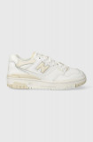 New Balance sneakers din piele 550 culoarea bej, BBW550BK