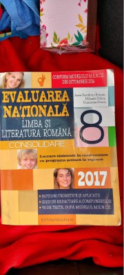 EVALUAREA NATIONALA LIMBA SI LITERATURA ROMANA CLASA A VIII A ROMAN ,DOBOS foto