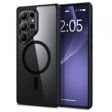 Husa MagSafe pentru Samsung Galaxy S25 Ultra S938, ESR, Classic Hybrid, Neagra Transparenta