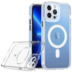 Husa de protectie, Flippy, iPhone 11, Transparenta, Compatibila cu incarcarea wireless MagSafe, Transparenta foto