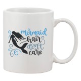 Cana alba personalizata &#039;Mermaid hair don&#039;t care&#039;, INOVATIX&reg;. 330ml, Oem