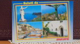 ITALIA - ANACAPRI - 4 VEDERI PANORAMICE DIN MICA LOCALITATE TURISTICA.