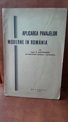 Aplicarea pavajelor moderne in Romania - G. Dascalescu foto
