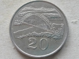 ZIMBABWE-20 CENTS 1997, Africa