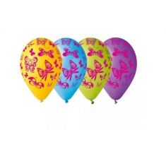 Baloane , zLa Multi Ani, Fluturi - Set 5 Bucati, 12 Inch (30 cm) pentru Petreceri Elegante