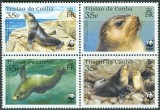 TRISTAN DA CUNHA 2004 WWF FAUNA PROTEJATA FOCI, Nestampilat