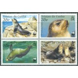 TRISTAN DA CUNHA 2004 WWF FAUNA PROTEJATA FOCI