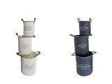Cumpara ieftin Set 6 ghivece flori fier 23 x 27, 27,5 x 32, 31,5 x 36,5 cm