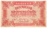 Ungaria 100 000 Adopengorol 1946 P-144a Seria 75617