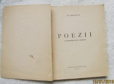 Mihai Eminescu-Poezii.Ed.Casa Scoalelor 1943, cu reproduceri dupa I.Andreescu. foto