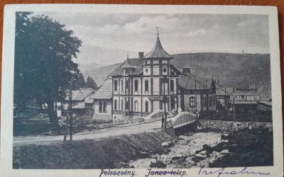 Carte postala, vedere din Petrosani, 1920 foto