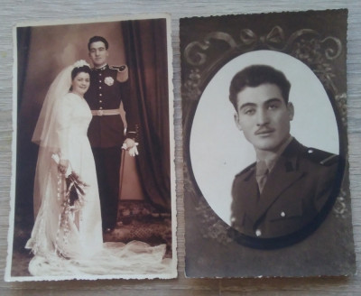 2 foto ofițer lt. Rosulescu, 1937 - 1940 foto