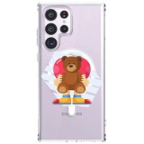Husa personalizata samsung galaxy s23 ultra, magsafe atasare magnetica, teddy bear love