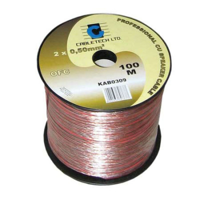 Cablu difuzor Cabletech, material OFC, 0.75 mm, rola 100 m foto