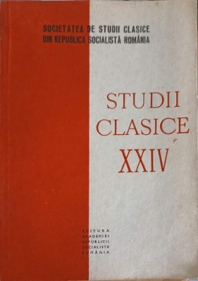 STUDII CLASICE XXIV-AL. GRAUR SI COLAB. foto