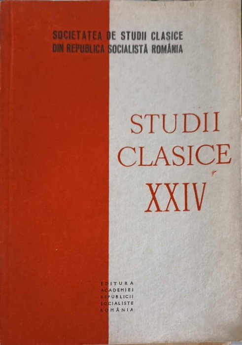 STUDII CLASICE XXIV-AL. GRAUR SI COLAB.-249250