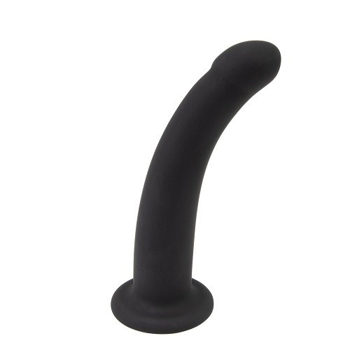 Loving Joy &ndash; Dildo Curbat cu Ventuza 12.8cm