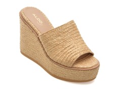 Papuci ALDO bej, MIDSOMMAR 109, din material textil